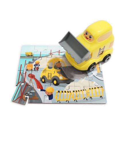 D�ev�n� puzzle buldozer