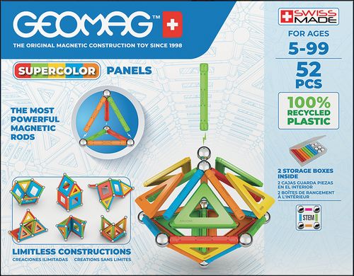Geomag Supercolor panels 52 pcs