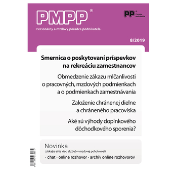 PMPP 8 2019 Smernica o poskytovan� pr�spevkov na rekre�ciu zamestnancov