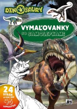 Vyma�ovanky so samolepkami - Dinosaury (A4)