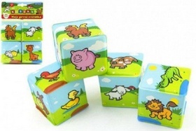 Kostky Moje prvn� zv���tka 4ks TEDDIES