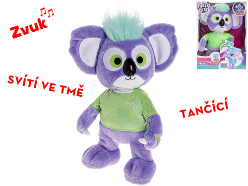 Koala ply�ov� sv�t�c� a tan��c� se zvuke