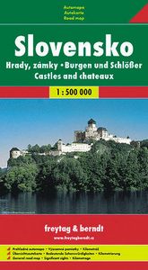 Hrady a z�mky Slovenska m�kk� 1:500 000