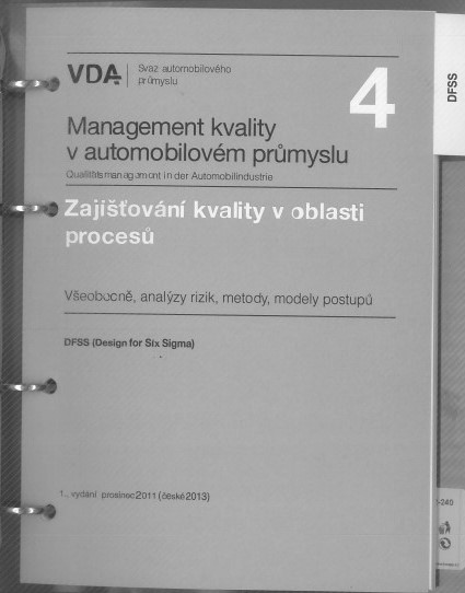 Management kvality v automobilov�m pr�myslu VDA 4