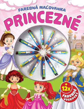 Farebn� ma�ovanka - Princezn�