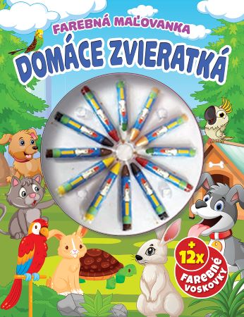 Farebn� ma�ovanka - Dom�ce zvieratk�