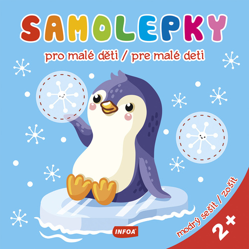 Samolepky pro mal� d�ti / Samolepky pre mal� deti - modr� se�it / modr� zo�it (CZ/SK vydanie)