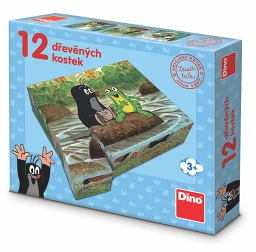 D�ev�n� kostky 12 Krtek a zv���tka