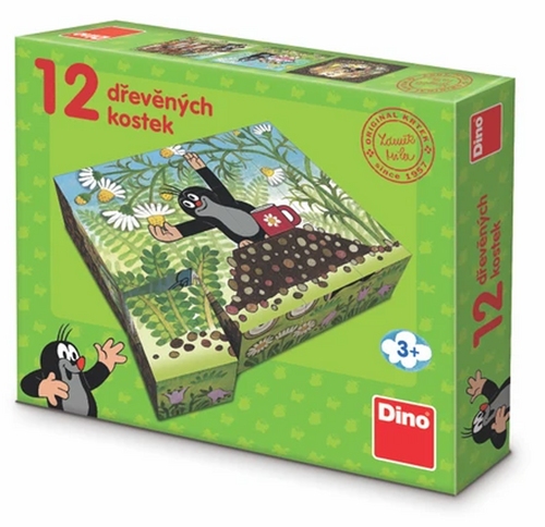 D�ev�n� kostky 12 Krtek a p��tel� 2v