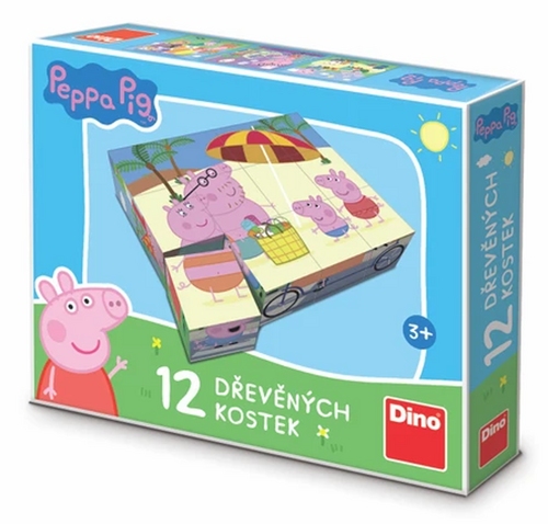 D�ev�n� kostky Peppa Pig 2v