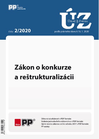 UZZ 2 2020 Z�kon o konkurze a re�trukturaliz�cii