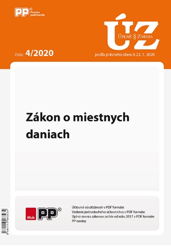 UZZ 4 2020 Z�kon o miestnych daniach