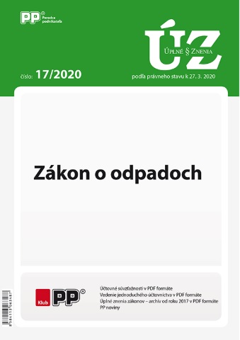 UZZ 17 2020 Z�kon o odpadoch