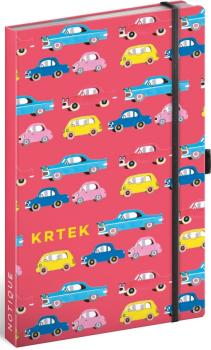 Notes Krtek Auta, linkovan�, 13 � 21 cm