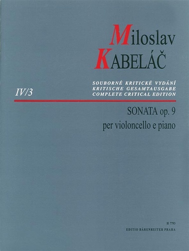 Son�ta pro violoncello a klav�r op. 9