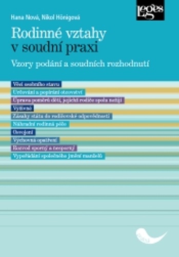 Rodinn� vztahy v soudn� praxi