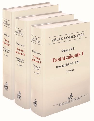 Trestn� z�kon�k. Koment�� - 3 svazky (3. vyd�n�)