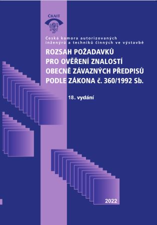 Rozsah po�adavk� pro ov��en� znalost� obecn� z�vazn�ch p�edpis� podle z�kona �. 360/1992 Sb. (18. vy
