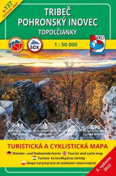 Tribe� - Pohronsk� Inovec -Topo��ianky 1:50 000 (6.vydanie)