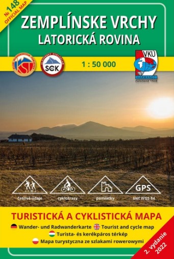 Zempl�nske vrchy - Latorick� rovina 1:50 000