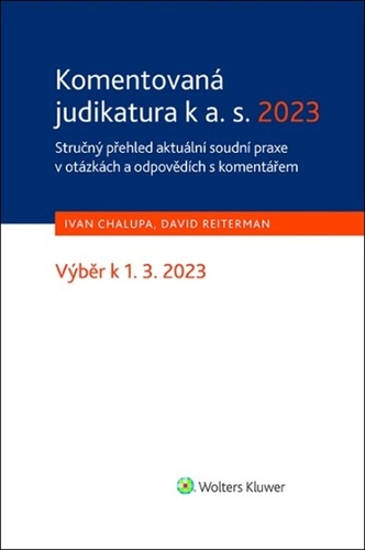 Komentovan� judikatura k a. s. 2023