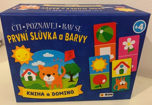 Kniha a Domino Prvn� sl�vka a Barvy