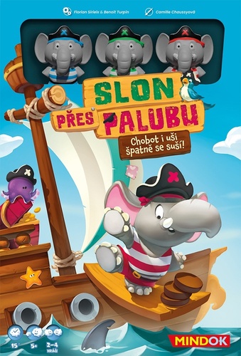 Slon p�es palubu