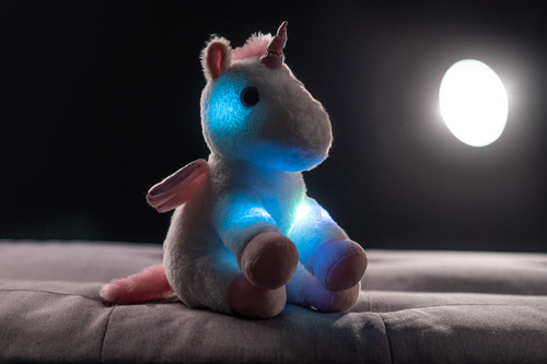 Sn�lek jednoro�ec s k��dly ply� 38 cm