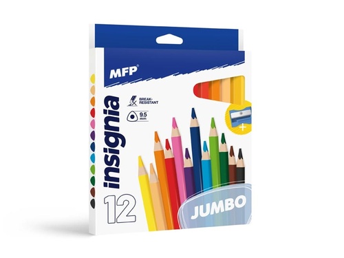 Pastelky MFP 12ks JUMBO triangular s o�e