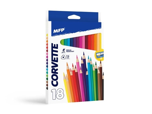 Pastelky MFP 18ks triangular s o�ez�v�tk