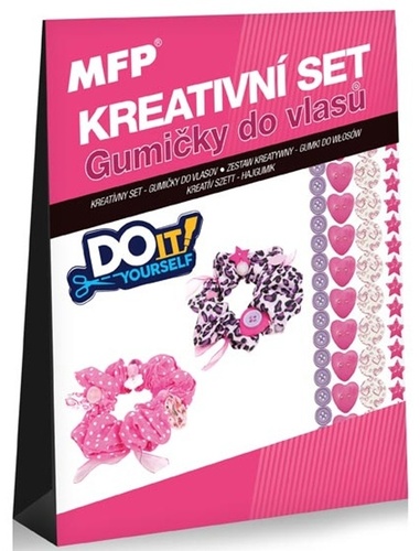 Kreativn� set Gumi�ky do vlas�