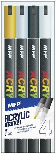 Akrylov� popisova� 4 ks 4mm
