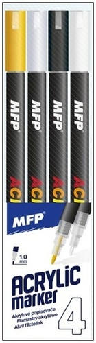 Akrylov� popisova� 4 ks 1mm