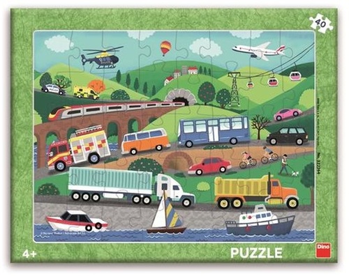 Puzzle 40 Dopravn� prost�edky deskov�