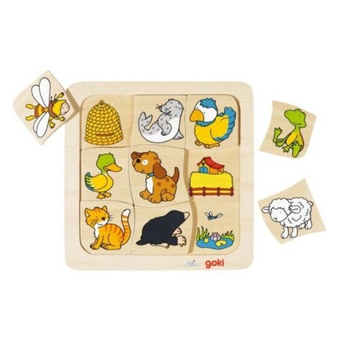 D�ev�n� puzzle Kdo bydl� kde? 9 d�lk�