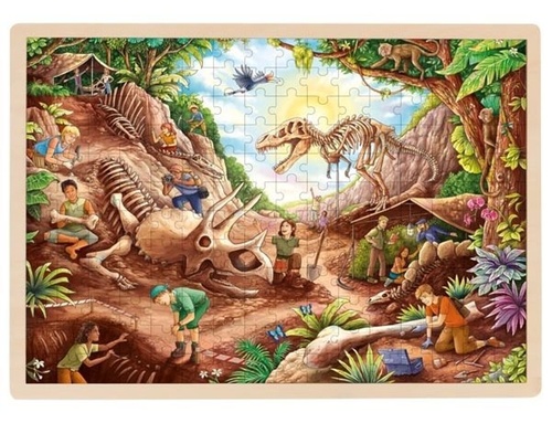 D�ev�n� puzzle Dinosau�� vykop�vky 192