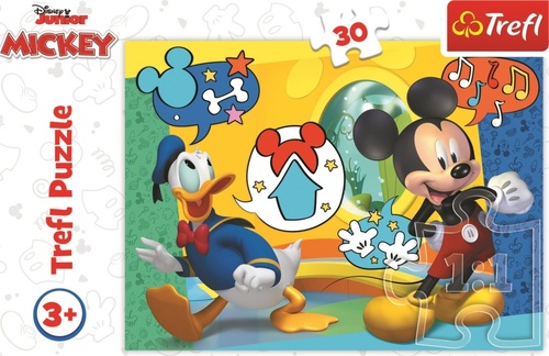 Puzzle Mickey Mouse a Ka�er Donald 30d