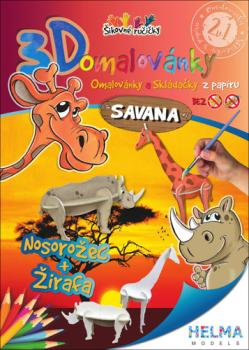 3D omalov�nky Savana