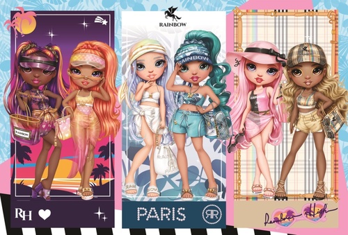 Puzzle Rainbow high Duhov� panenky 100d.