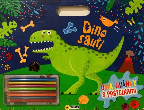 Dinosau�i omalov�nky s pastelkami