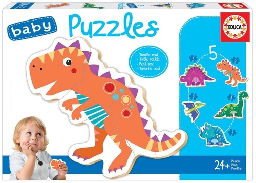 Baby puzzle Dinosau�i 5v1