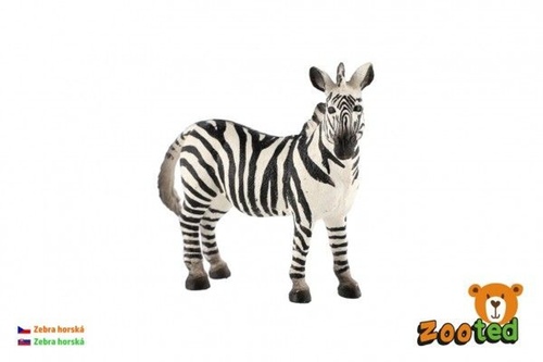 Zebra horsk� zooted plast 11cm v s��ku