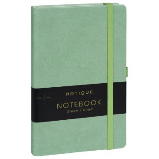 Notes zelen� linkovan� 13 � 21 cm