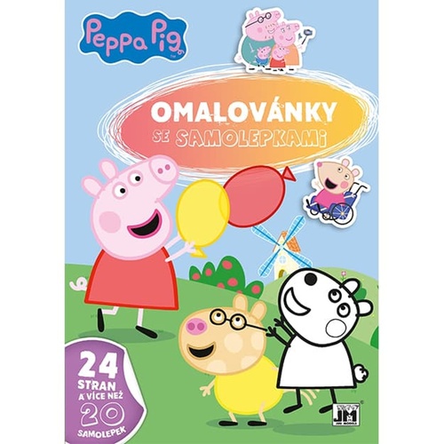 OM A4 se samolepkami Peppa Pig