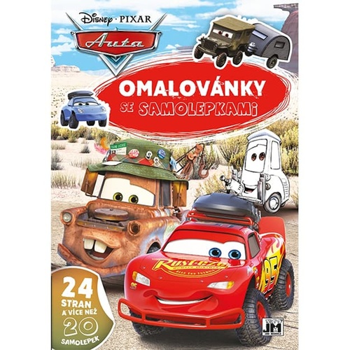 OM A4 se samolepkami Auta