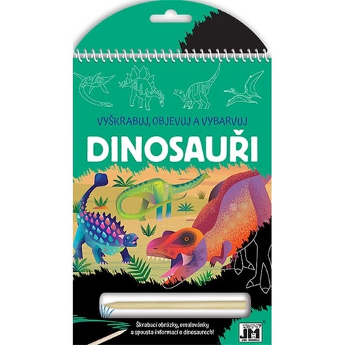 Vy�krabuj, objevuj, vybarvuj Dinosau�i