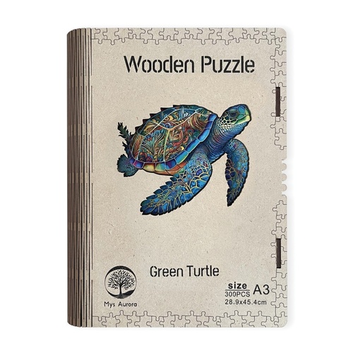 D�ev�n� puzzle Zelen� �elva A3