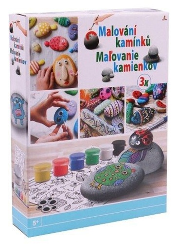 Malov�n� kam�nk� se samolepkami