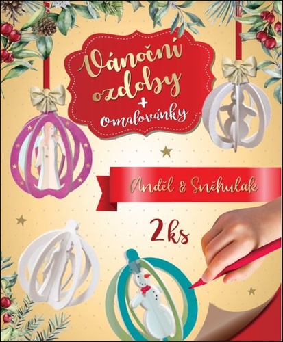 3D Omalov�nky Sn�hul�k a and�l