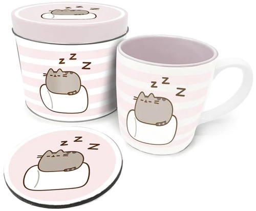 D�rkov� set Pusheen plechovka